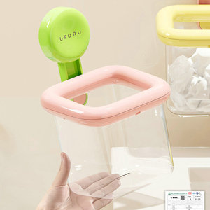 Support mural domestique pour brosse à dents sans poinçon <span class=keywords><strong>ventouse</strong></span> support de rangement multifonctionnel pour serviettes faciales à un seul niveau - Product Image 3