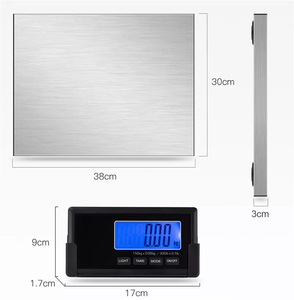 เครื่องชั่งไปรษณีย์ดิจิตอลสแตนเลส 180กก. 200กก. พร้อมจอแสดงผลไร้สาย สำหรับชั่งสัมภาระ แพ็คเกจ สัตว์เลี้ยงขนาดเล็ก UD-A Pet Postal - Product Image 3