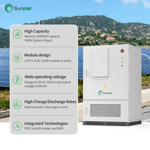 Système d'onduleur solaire hybride industriel Sunpal tout-en-un ESS 100 kVA 250 kW 100 kWh - Product Image 2