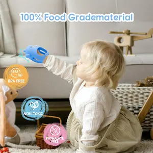 2024 Novos produtos toldlers material de silicone bebê mordedor mastigar dentição brinquedos de grau alimentício BPA livre para 0-3 crianças