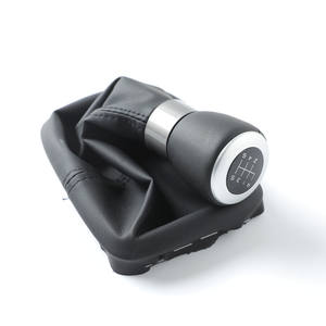 Pommeau de levier de vitesse en cuir pour voiture, 5 ou 6 vitesses, design ergonomique pour Seat - Product Image 2