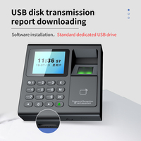 Sistema de Control de Asistencia ANRUX WH-TA3 con Huella Dactilar Biométrica y Contraseña, Lector de Tarjetas RFID, Pantalla TFT de 1.77'', Informes USB