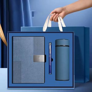 Wholesale Corporate Luxury Gift Items UV Printed Paper <b>Notebook</b> Business Cup Customizable <b>Set</b> with Pen and Bottle - Product Image 4