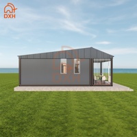 Maison modulaire en conteneur avec chambre, salon, cuisine et salle de bain, détachable, pour bureau, villa, hôtel, magasin, extérieur