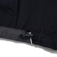 Blouson de survêtement rétro en nylon brodé avec logo personnalisé zippé et passepoil veste d'extérieur softshell vierge coupe-vent pour hommes