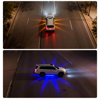 Accesorios para Automóviles, Luz LED de Techo con Forma de Estrella de Sandía, Luz LED de Posición Lateral con Forma de Estrella de Cristal para Camiones, Remolques, Camiones, Barcos y Autobuses