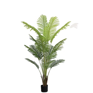 Palmera Artificial Ecológica de 60-210 cm, Bonsái de Palma Areca de Plástico para Hogar, Restaurante, Navidad, Acción de Gracias - Product Image 1