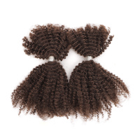 Meches Cheveux Humains En Gros Luxe Cheveux Humains Ombre Couleur 4C Texture Sans Perte Premium Afro Kinky Bulk Cheveux Humains pour le Tressage
