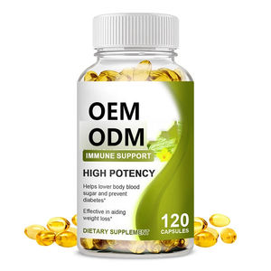 OEM/ODM Capsules d'extrait de courge amère biologique de haute qualité, suppléments de soutien de la glycémie, capsules molles de glycémie B12 - Product Image 1