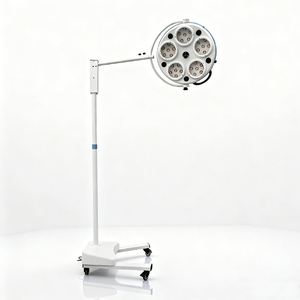 ไฟตรวจผ่าตัดเคลื่อนที่ ไฟ LED สำหรับการวินิจฉัยทางการแพทย์ ปรับความเข้มแสงได้ อุปกรณ์ให้แสงสว่างสำหรับการตรวจในโรงพยาบาล - Product Image 1