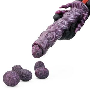 Wholelsale Laying Eggs Ovipositor Hollow <b>Dildo</b> Anal Plug Vaginal Stimulator Adult Toy Female Masturbation Couple Sex Games - Product Image 4