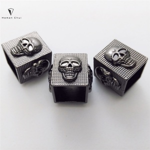 Nouvelle conception, embout de cordon en alliage de zinc peint, sans nickel, sans plomb, 12 mm, pour vêtements - Product Image 3