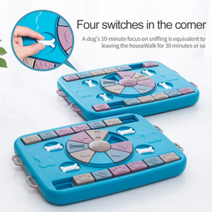 Yaobang Blue Style Hot Sale Eco-Friendly Plastic <strong>Dog</strong> Puzzle Feeding <strong>Toy</strong> Interactive IQ Training <strong>Food</strong> <strong>Dispenser</strong> Treat <strong>Toy</strong> - Product Image 3
