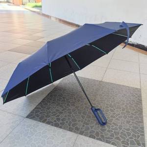 Ombrello di protezione UV in fibra di vetro <span class=keywords><strong>a</strong></span> metà ombrello con meccanismo automatico pieghevole 3 di alta qualità - Product Image 1