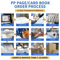 Pages d'album pour cartes sportives Kaplo à 9 pochettes en PP transparent, inserts de pages intérieures et pochettes de recharge sans acide et sans PVC pour l'archivage
