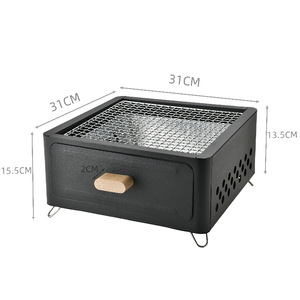 Japonya ve kore pazarı için kamp MANGAL izgaralar için taşınabilir Mini demir kare masa - Product Image 1