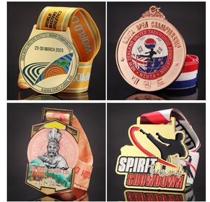 ميدالية ذهبية قابلة للتخصيص للمسابقة الميدانية والحدث الرياضي الماراثون ميدالية تذكارية لصب الميداليات المعدنية للمشي - Product Image 3