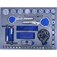 Ensemble d'outils professionnels pour mécaniciens de 424 pièces, coffret rigide, kit de réparation domestique en acier ODM, tiroirs, mousse EVA, ensemble d'outils de garage