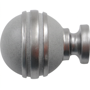 ราวม่านตกแต่งหน้าต่างสมัยใหม่ พร้อมปลายเสาโลหะและอุปกรณ์ติดตั้ง - Product Image 5