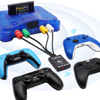 Adaptateur de manettes de jeu sans fil BlueRetro pour console Nintendo 64/N64, adaptateur de manettes de jeu sans fil multijoueur