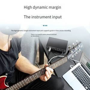 อินเทอร์เฟซเสียง MD22โปรพร้อมลูปแบคและตัดเสียงรบกวนสำหรับพอดคาสต์สตรีมมิ่งสดบนโทรศัพท์ <span class=keywords><strong>Mac</strong></span> - Product Image 5