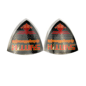 Autocollant <span class=keywords><strong>réfléchissant</strong></span> imperméable adhésif Logo pour casques de moto et voitures Matériel PVC Emballé en carton - Product Image 1