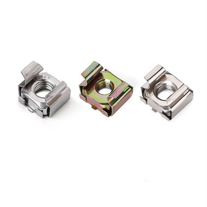 Chất lượng cao Carbon thép mạ Niken kẽm lồng <span class=keywords><strong>Nut</strong></span> lâu đài <span class=keywords><strong>Nut</strong></span> nổi hạt vuông cho máy chủ tủ rack - Product Image 6