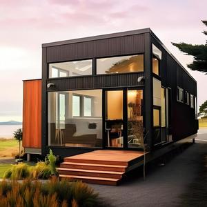 ที่อยู่อาศัยสำเร็จรูปสำหรับ20FT/40FT จากประเทศจีน: ที่ดินภาชนะทำจากแก้วเหล็กเขตร้อนและน้ำได้แรงบันดาลใจจากบ้าน - Product Image 4