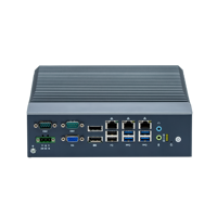 Ordinateur industriel embarqué sans ventilateur Linkleaps, PC industriel en boîtier, prend en charge les processeurs Core i3, i5, i7 de 6e à 9e génération avec 3 ports LAN GbE et 2 ports COM