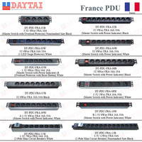 Unité de distribution d'alimentation (PDU) pour rack, 19 pouces, pour serveur, fabrication directe usine, multiprise de base, normes US, UK, EU, AU, OEM, ODM