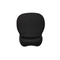 Clavier et tapis de souris avec repose-poignet en gel en mousse à mémoire de forme avec base en caoutchouc antidérapant pour ordinateur portable de bureau pour ordinateur de jeu de bureau