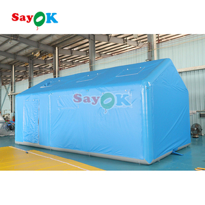 Tienda de campaña inflable a prueba de viento hermética azul portátil Sayok <span class=keywords><strong>para</strong></span> cambiarse de <span class=keywords><strong>ropa</strong></span> y lavarse - Product Image 3
