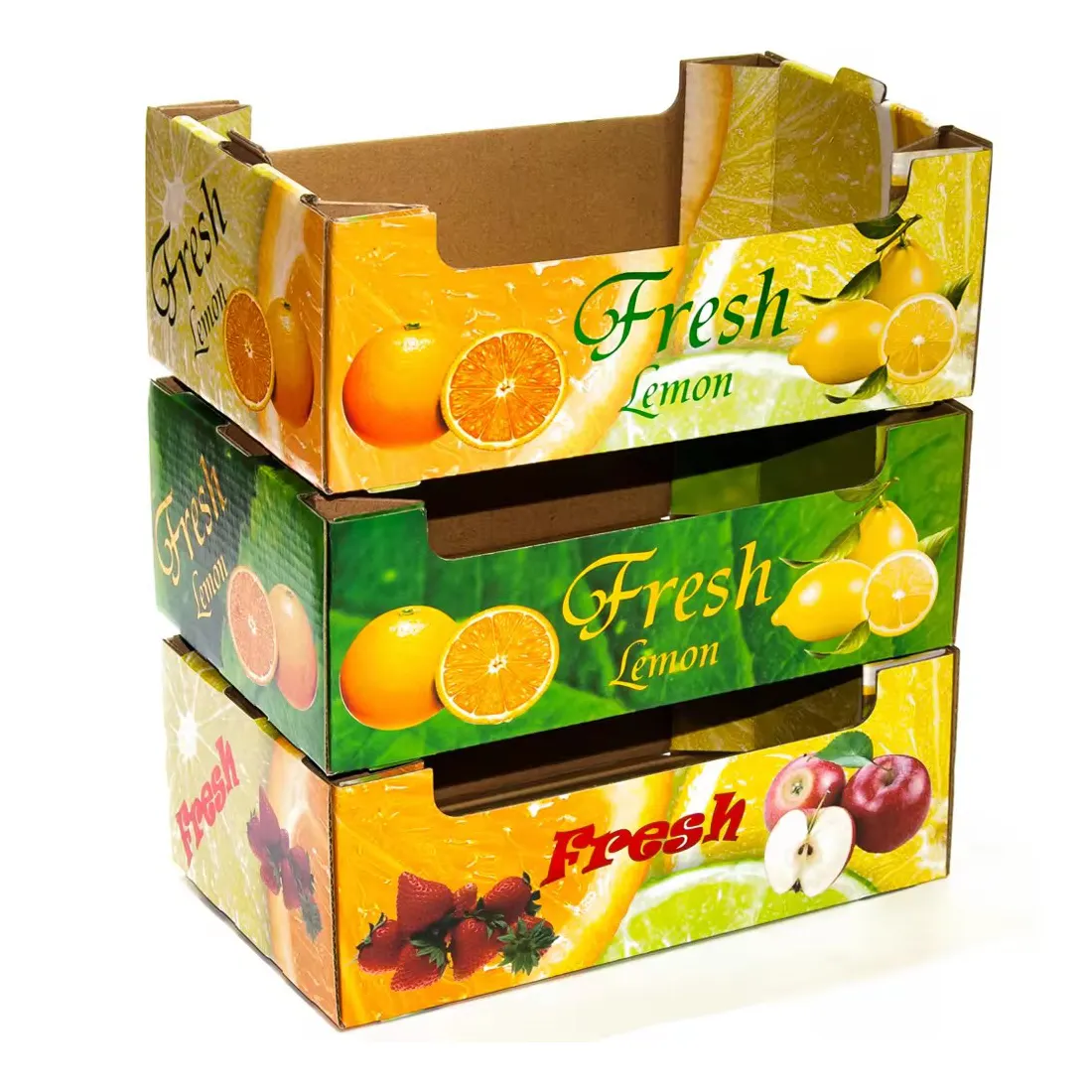 Trang trại tươi sản phẩm sáp hộp carton cho rau và trái cây