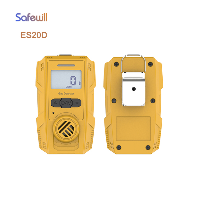 Portable Single Gas Detector Monitor H2S 0-100ppm CO 0-500ppm Gas Analyzer With Atex Certification