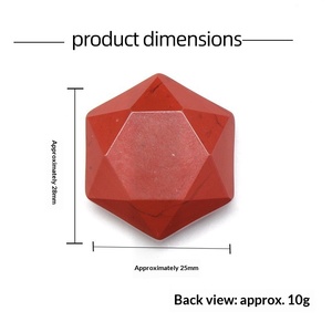 Colgante de Estrella de <span class=keywords><strong>Piedra</strong></span> Semipreciosa Curativa, Cuarzo Transparente Multifacético, Cristal de Amatista Hexagrama para Regalos - Product Image 4
