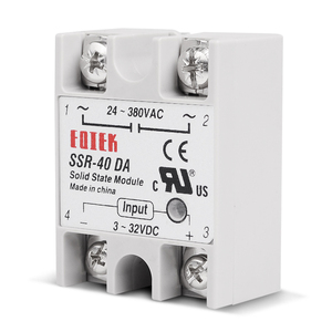 SSR-40DA DC-AC 220V รีเลย์อุตสาหกรรมโซลิดสเตตรีเลย์ SSR 40 DA 3-32V 12V DC อินพุตและ 24-380VAC เอาต์พุต 40A AC โหลดเอาต์พุต Z24 - Product Image 4