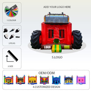 Castillo Inflable Comercial Personalizado, Brincolín, Casa de Brinco con Diseño de Camioneta Monstruo Pequeña para Fiestas - Product Image 3