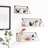 Étagère murale créative en métal de style nordique pour jouets, décoration de la maison et du dortoir, étagère simple, cloison décorative