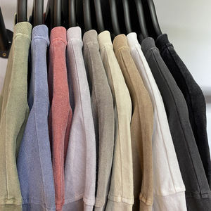 Camiseta de Manga Larga de Doble Capa 100% Algodón Lavado, Camisetas Unisex con Logotipo Personalizado, Diseño Estampado, Lavado Ácido, Camisetas de Hombre de Alta Calidad - Product Image 1