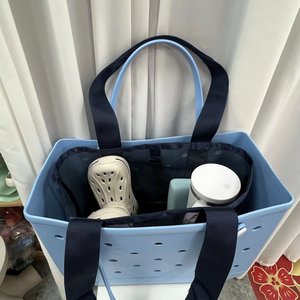 <strong>Alibabas</strong> <strong>Online</strong> <strong>Shop</strong> New Large Capacity Tote Bag Women Multipurpose Laptop Bag EVA Shoulder Bag with Mesh - Product Image 2