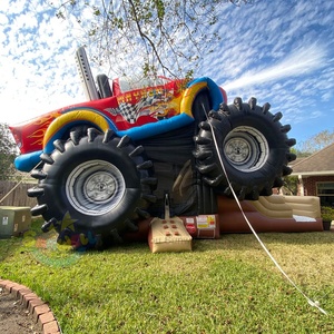 Personnalisé gonflable Grave digger monstre camion rebond maison sautant château gonflable - Product Image 1