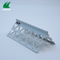 Profilé d'angle en PVC co-extrudé blanc Leguwe, protection d'angle flexible pour cloisons sèches, écologique, durable, design moderne