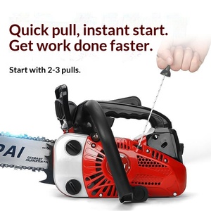 Motosierra para cortar madera, motosierra pequeña de gasolina de 12 pulgadas para el hogar, motosierra portátil de alta potencia, motosierra ligera, motosierra para podar - Product Image 1