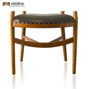 Sillas de comedor de teca cómodas y duraderas, diseño moderno, respaldo curvo, madera maciza, origen indonesio, muebles para el hogar para hoteles - Product Image 3