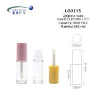 Vente en gros de tube de brillant à lèvres 10ml emballage de tube de brillant à lèvres de luxe tube de brillant à lèvres vide unique logo personnalisé