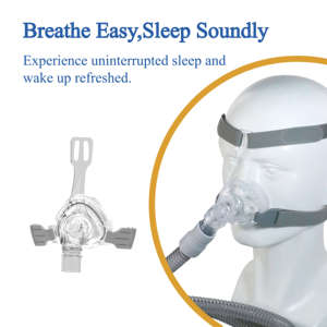 <span class=keywords><strong>Masque</strong></span> nasal médical CPAP/BiPAP confortable et ultraléger avec sangle <span class=keywords><strong>pour</strong></span> l'apnée du sommeil - Product Image 1