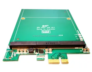 PCI-E Papan Konverter Kartu Grafis MXM3.0, Papan Konverter Adaptor dengan LED, Kartu Riser PCI Express X1 Ke MXM 3.0