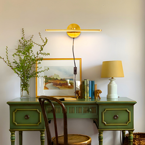 Lámpara de Pared LED Moderna con Marco de Hierro, Luz Blanca Cálida, Interruptor de Cinta Adhesiva, para Decoración de Dormitorio y Baño - Product Image 6