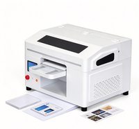 Mesin Cetak UV Flatbed Desktop Kecil Printer Inkjet Digital untuk Akrilik Kayu