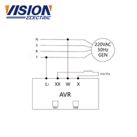 AVR GAVR-35A certifié CE pour pièces de groupe électrogène diesel Gavr35a Générateur AVR